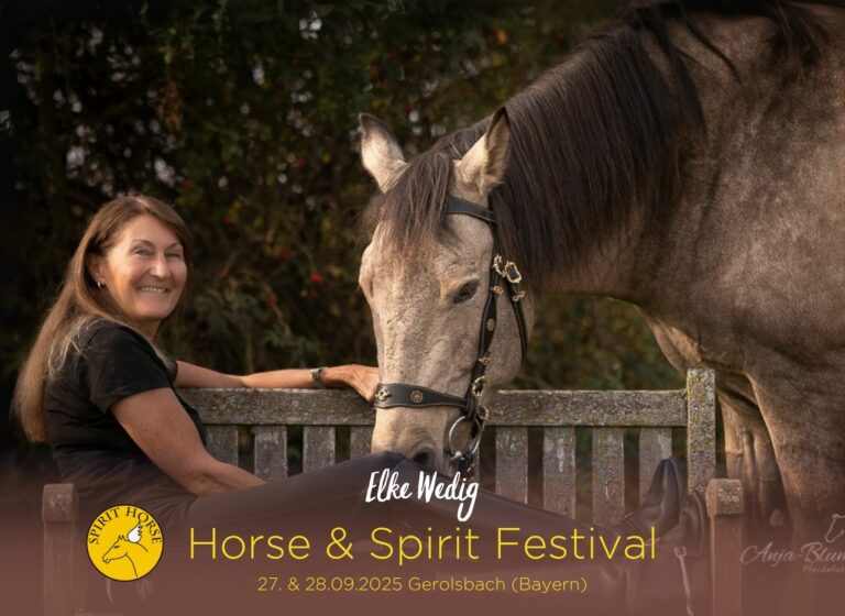 Elke Wedig auf dem Horse & Spirit Festival in Bayern