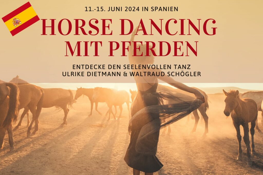 Horse Dancing mit Pferden auf dem Gestüt Yeguada la Perla in Spanien