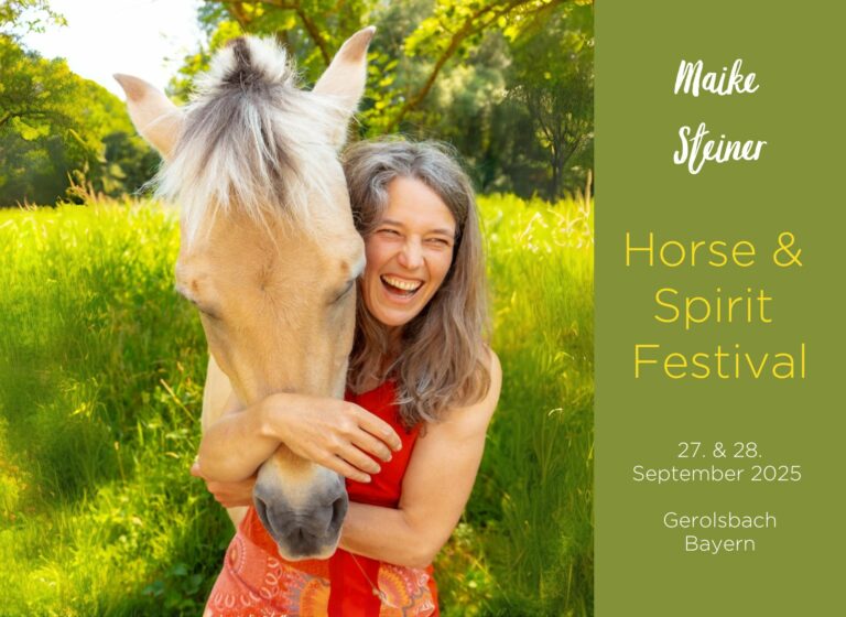 Maike Steiner auf dem Horse & Spirit Festival in Bayern