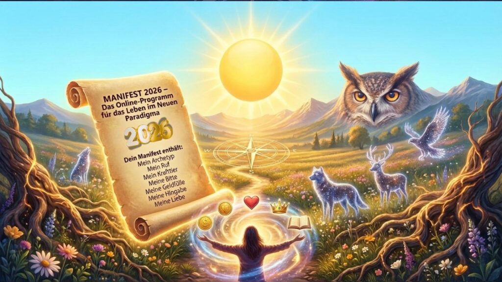 Manifest 2026: Erschaffe deinen seelischen Bauplan für ein Erfolgsjahr im Neuen Paradigma. 4 Abende Intensiv-Coaching für Urkraft, Fülle & Intuition.
